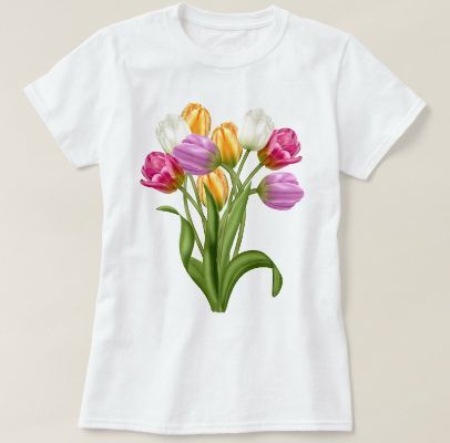 Tulips Printed Shirt